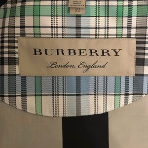 Burberry Rain Coat.